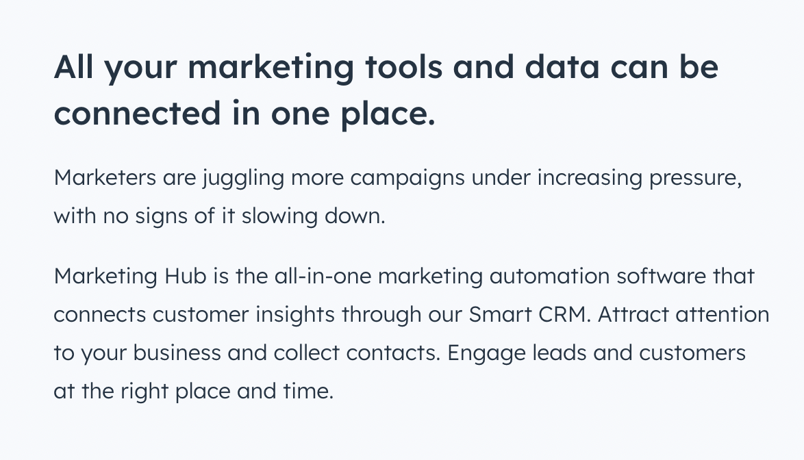 HubSpot Marketing Hub